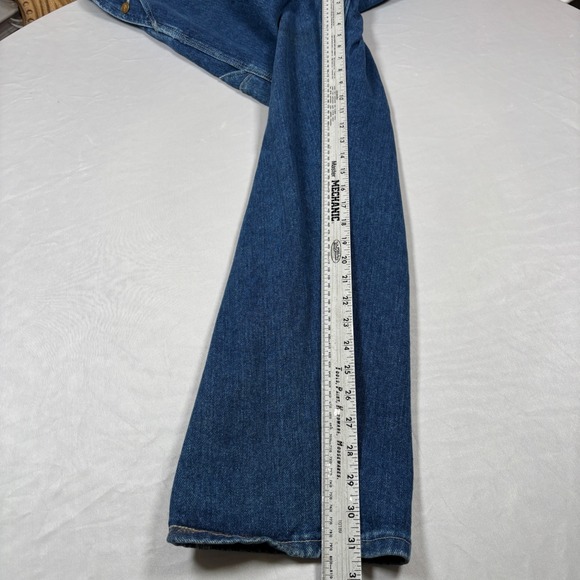 Dickies Overalls Men 38x32 Blue Denim Bib R8396PS Prewashed Workwear Vintage - Picture 11 of 15